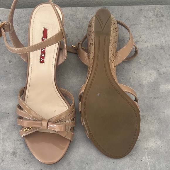 Prada Patent leather cork wedge - Picture 4 of 4